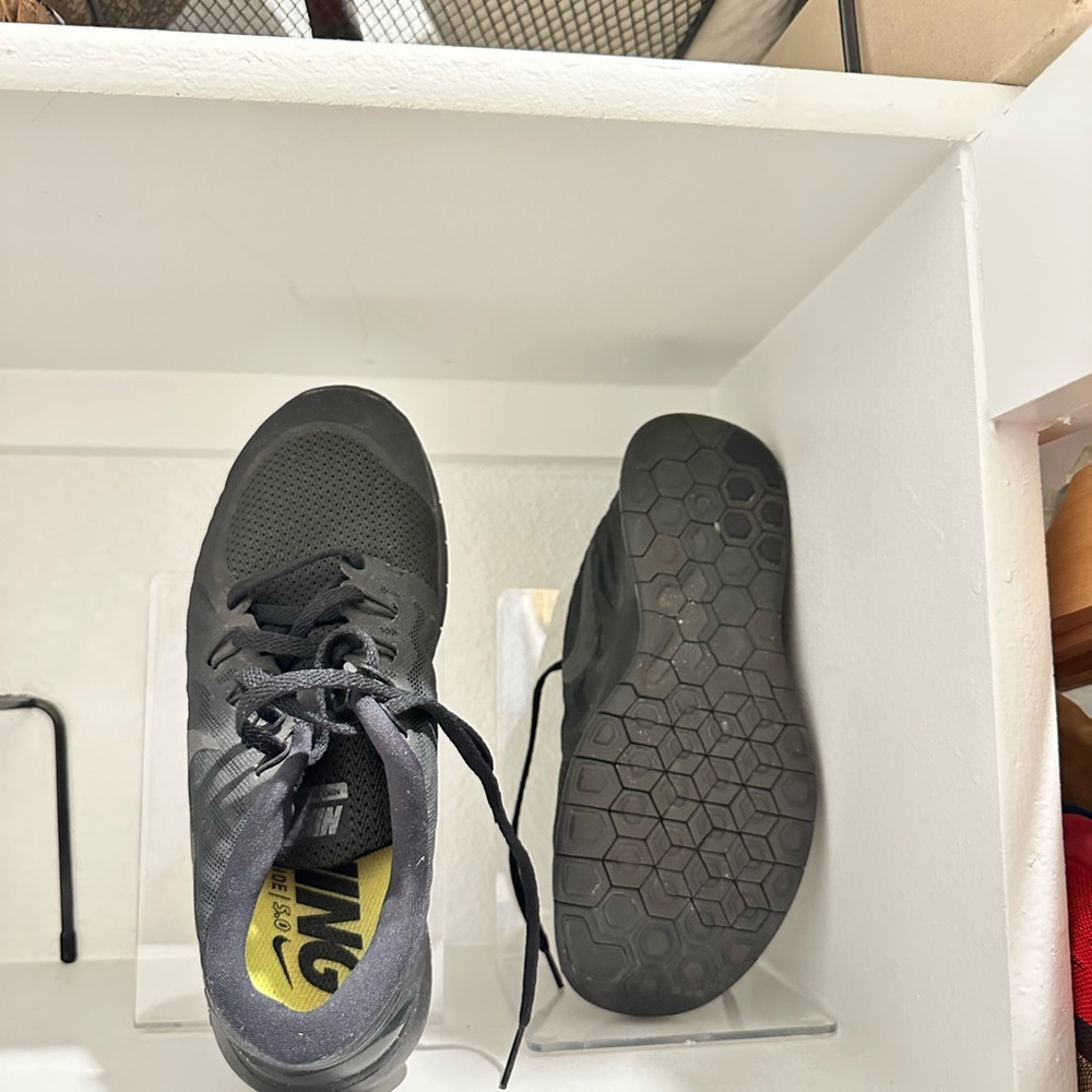 Nike Black and Yellow Athletic Shoes